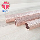 Copper Coated Seamless 8mm Od Low Finned Tube