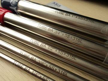 Goede prijs. 20mm Helder Onthard Roestvrij staalbuizenstelsel ASTM A269 TP304/304L, TP316/316L online