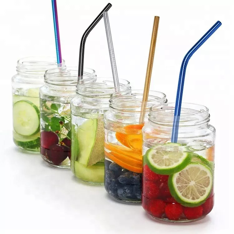 Rang van het Eco Vriendschappelijke Voedsel 304/316 die Roestvrij staalstro voor het Drinken van Drank wordt geplaatst