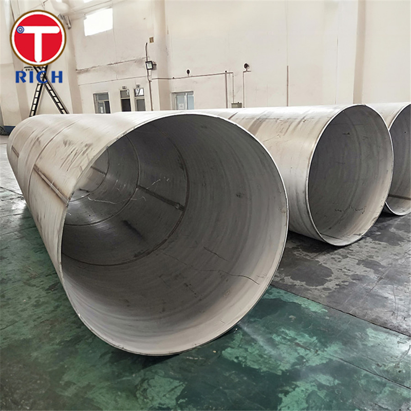 ASTM A409 TP201 Laswerk van ruwe vlekkeloos staal met een grote diameter voor corrosieve of hoge temperatuur
