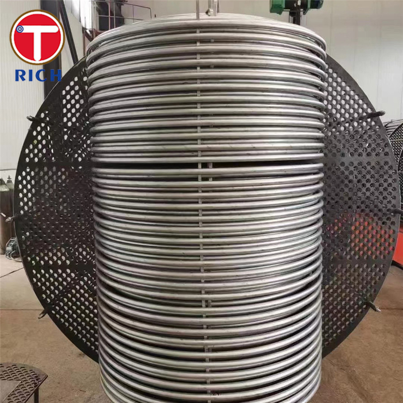 ASTM A688 304 Gesweisd austenitisch roestvrij staal buis voor voedingswaterverwarmer warmtewisselaar