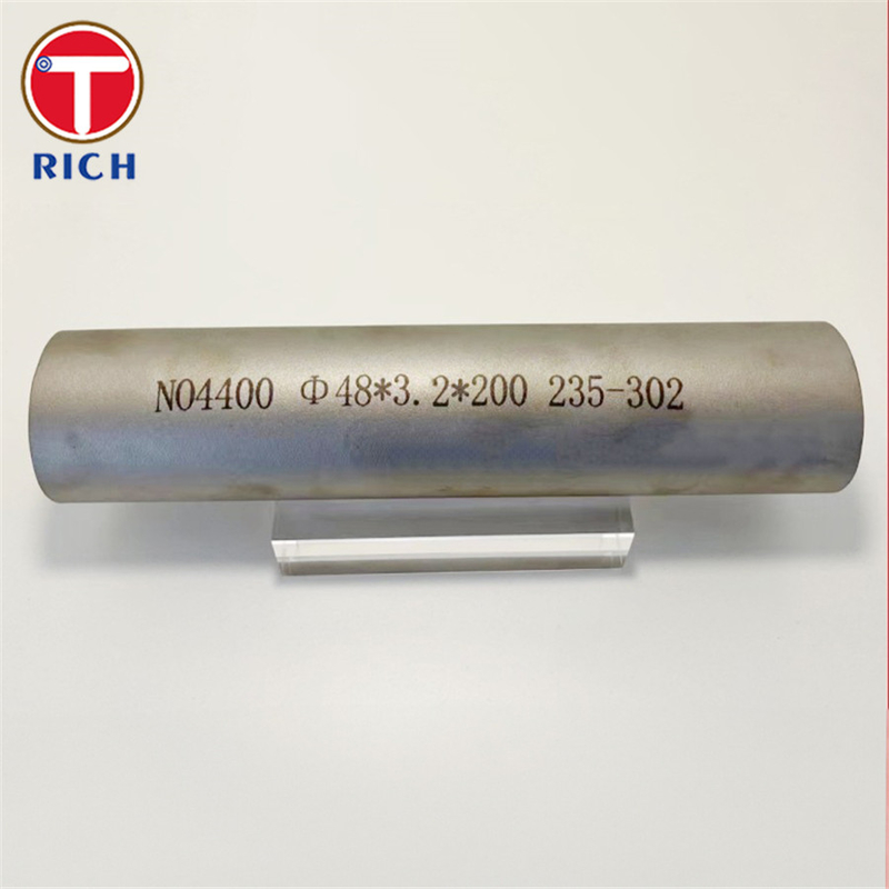 ASTM B165 Monel 400 naadloos stalen buisstuk Nickel koper legering UNS N04400 Naadloos stalen buisstuk voor auto's