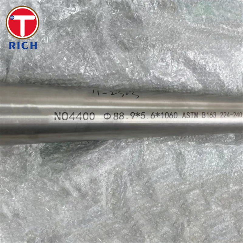 ASTM B165 Monel 400 naadloos stalen buisstuk Nickel koper legering UNS N04400 Naadloos stalen buisstuk voor auto's