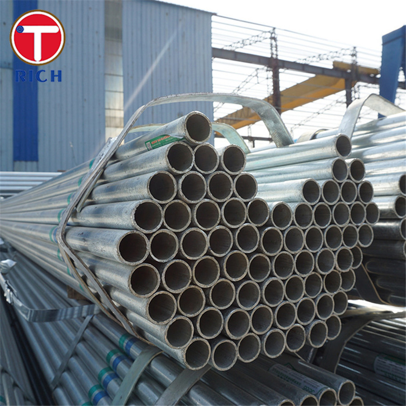 EN 1123-1 S235JR Hot Dip Galvanized Tube Gelast stalen buis voor rioolleidingen