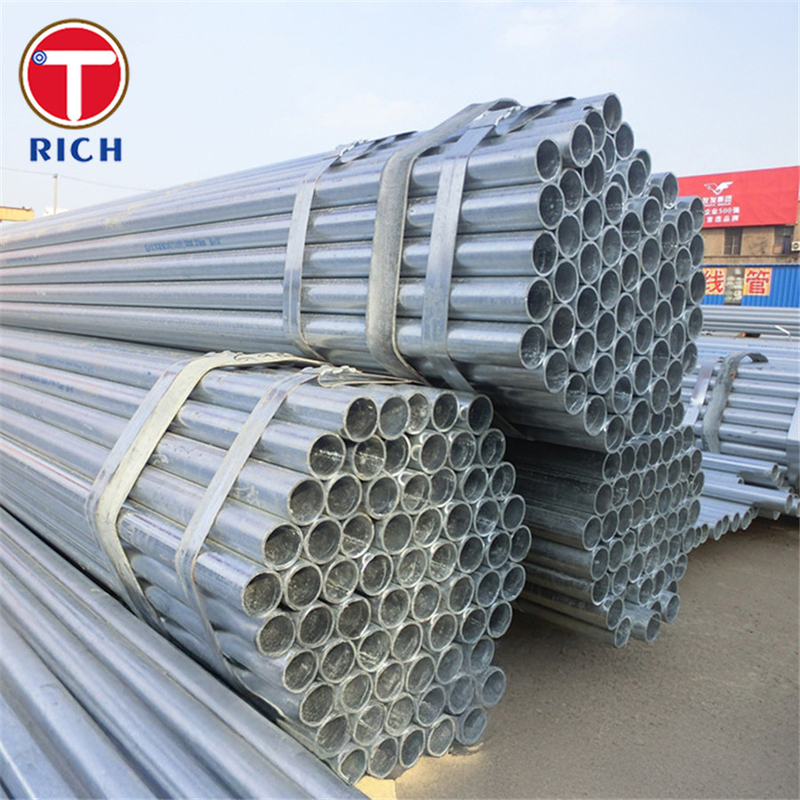 EN 1123-1 S235JR Hot Dip Galvanized Tube Gelast stalen buis voor rioolleidingen