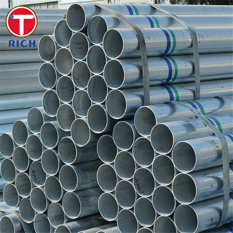 EN 1123-1 S235JR Hot Dip Galvanized Tube Gelast stalen buis voor rioolleidingen