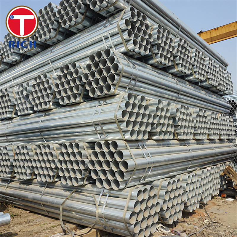 EN 1123-1 S235JR Hot Dip Galvanized Tube Gelast stalen buis voor rioolleidingen