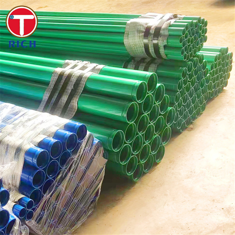 ASTM A978 Plastic Coated Steel Pipe Pre-coated Polyethyleen Gelaagd Composite Rib Gelast Steel Pipe