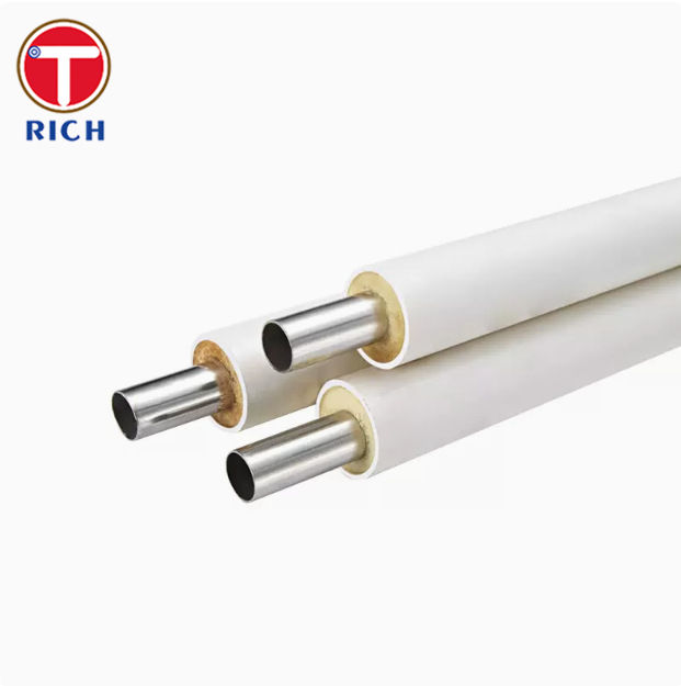 ASTM A213 PVC-gecoate stalen buizen naadloze austenitische roestvrijstalen buizen voor isolatie