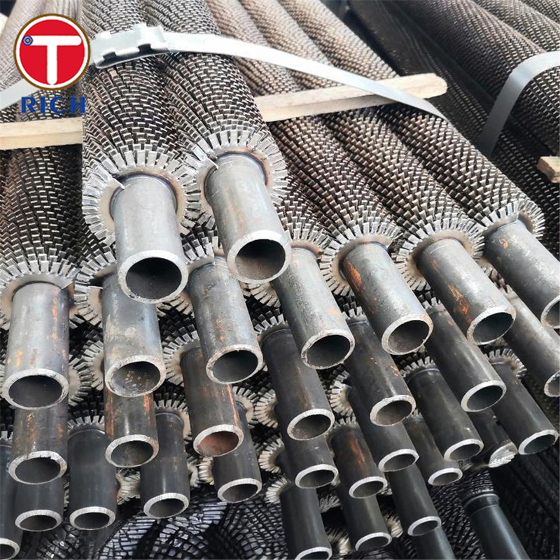Spiraalvormige geribbelde buis voor industriële warmtewisselaars met hoge warmteoverdrachtsefficiëntie en sterke ribbeverbinding