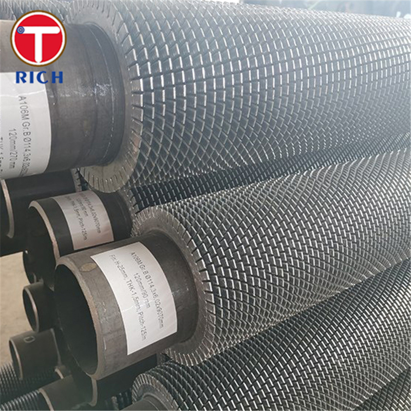 Spiraalvormige geribbelde buis voor industriële warmtewisselaars met hoge warmteoverdrachtsefficiëntie en sterke ribbeverbinding