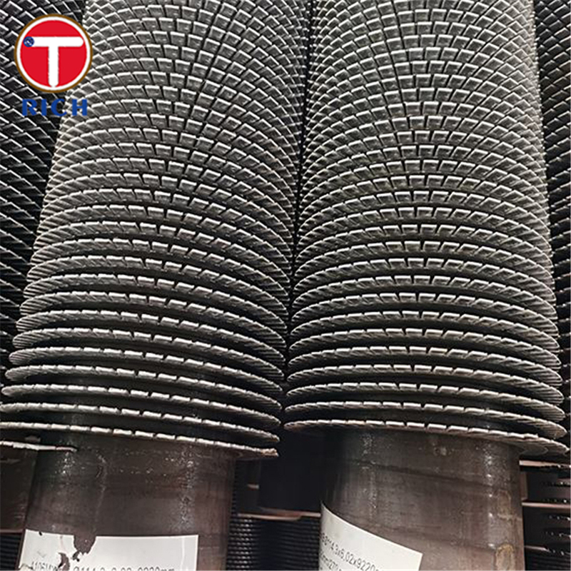 Spiraalvormige geribbelde buis voor industriële warmtewisselaars met hoge warmteoverdrachtsefficiëntie en sterke ribbeverbinding