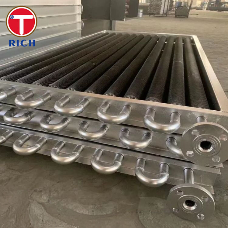 Aluminium L-voet spanningswond L-type vinnenbuis voor corrosiebestendige warmtewisselaars