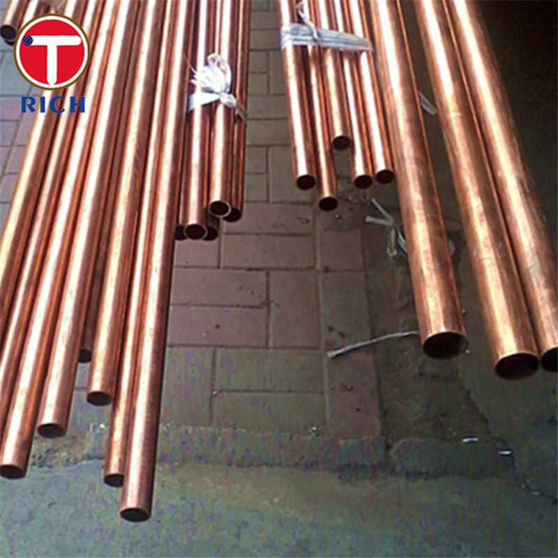 ASTM B75 C12200 Cold Drawn Seamless Copper Alloy Tube for Steam Tracing Applications