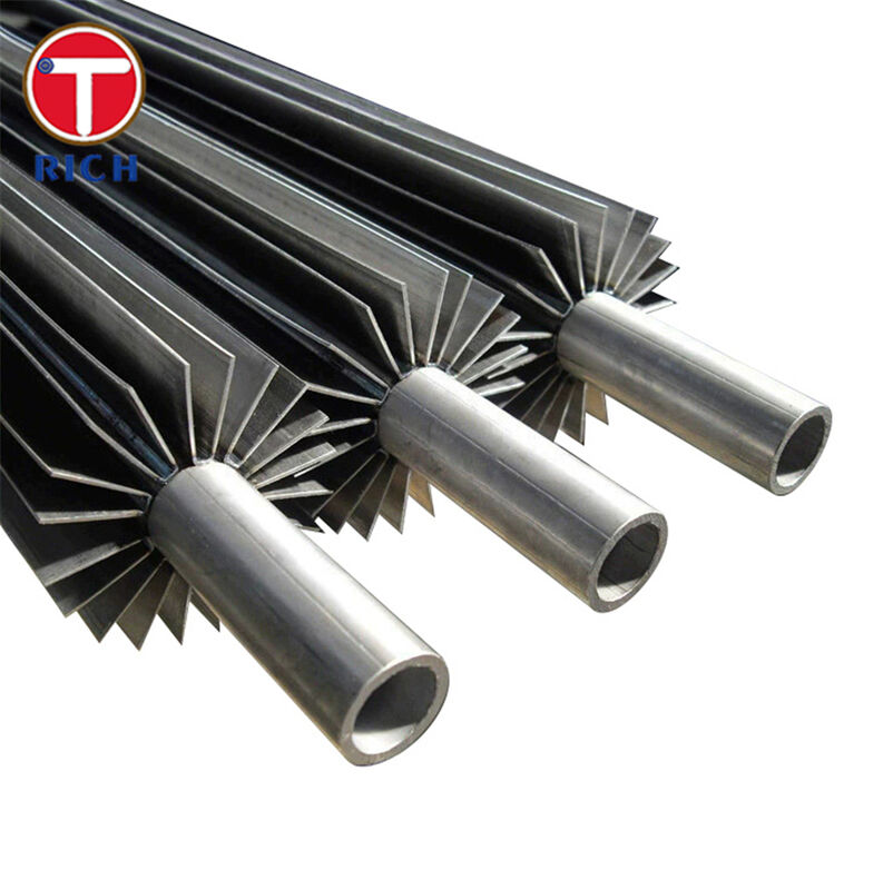 Corrosiebestendige gelaste longitudinale vinnenbuizen met een hoge temperatuurtolerantie voor een verbeterde warmteoverdracht in oliewarmtewisselaars