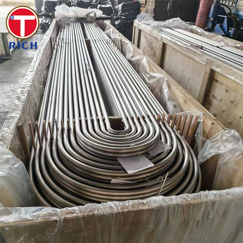 ASTM A179 Koudgetrokken Naadloze Lage Koolstofstalen U-bochtbuis voor Warmtewisselaars