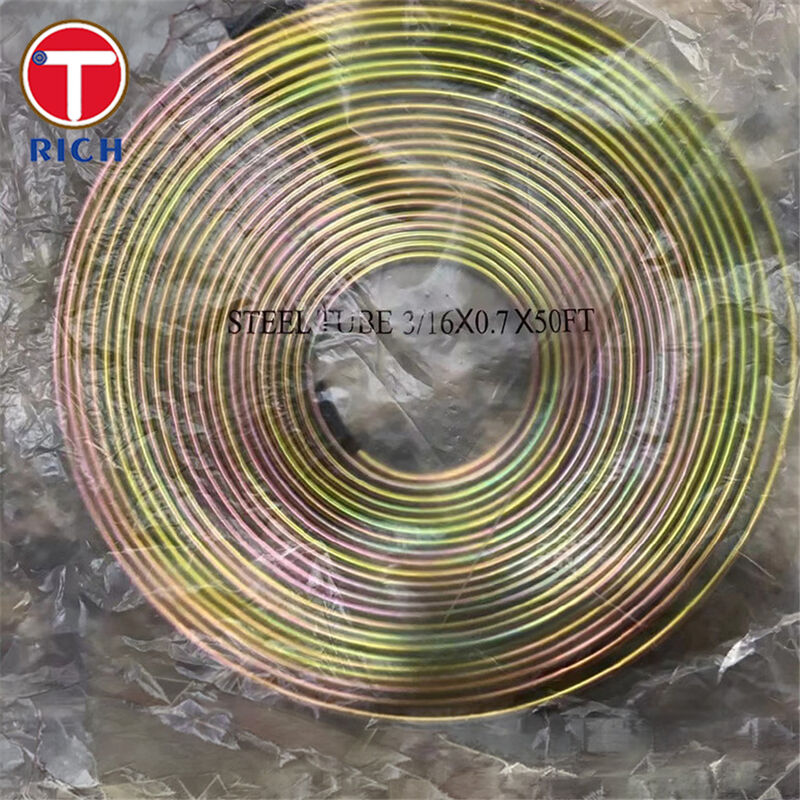 SAE J527 Koper-geplateerde Bundy-buis met een buitendiameter van 4,76-12,7 mm voor remleidingtoepassingen
