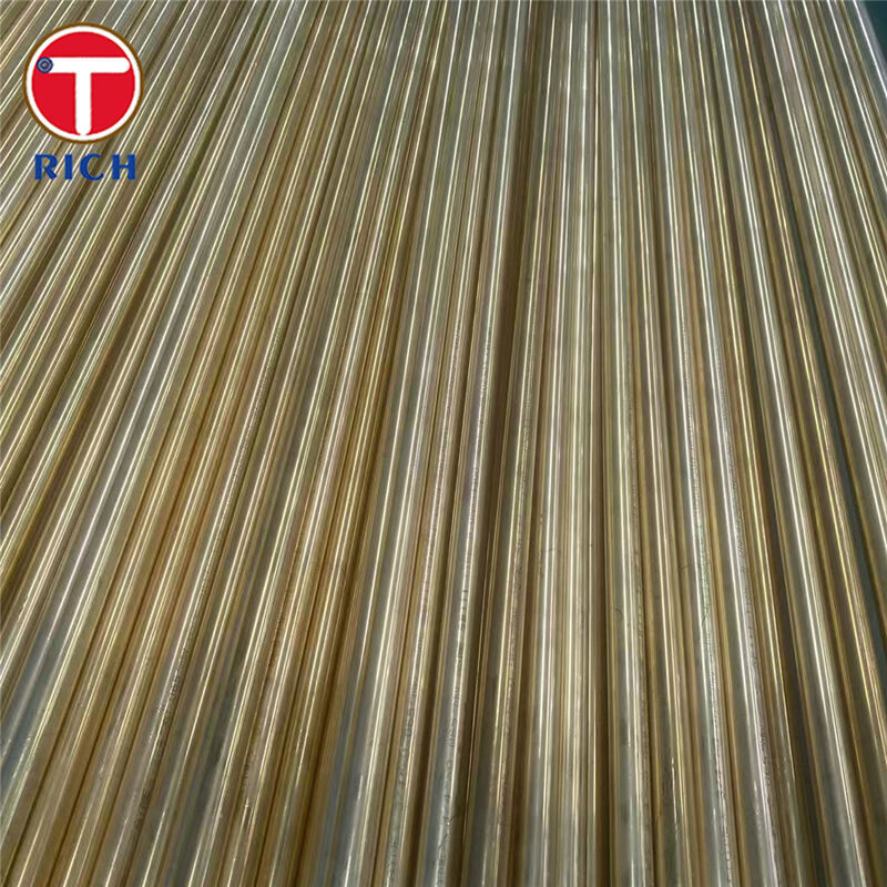 BFe10-1-1 naadloos koperen-nikkelcondensatorbuis met corrosiebestendigheid en duurzaamheid in zeewater voor efficiënte warmteoverdracht