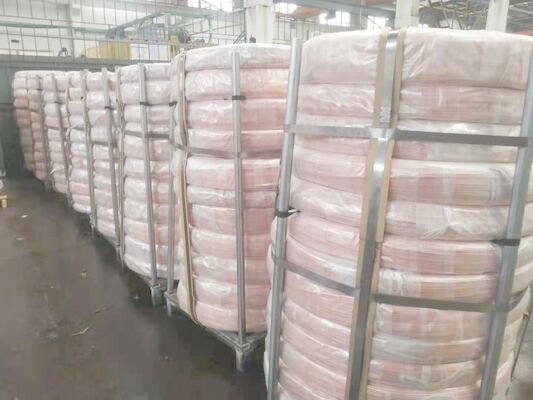 Goede prijs. 0.08mm Koper bedekte het Enige Buizenstelsel van Muurbundyweld met een laag online